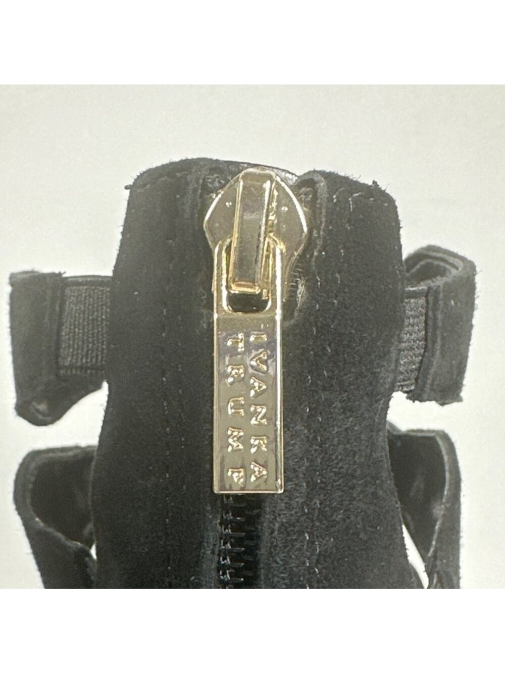 Ivanka Trump Marjory Black Open Toe Caged Booties - Marjory Stretch High-Heel 9M - Picture 5 of 13